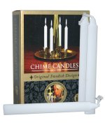 Angel Chime Candles<br>Small White - 12mm